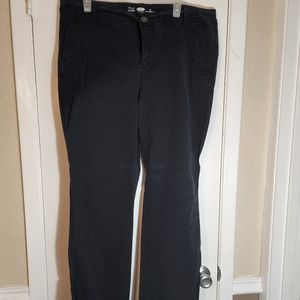 Old Navy, 16, boot-cut, black pants
